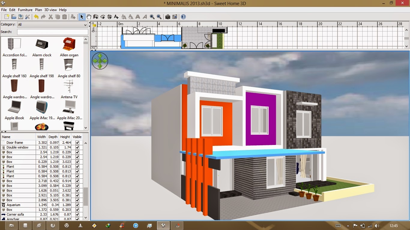 Cara Membuat Desain Rumah 3d Dengan Sweet Home 3d Madridista7